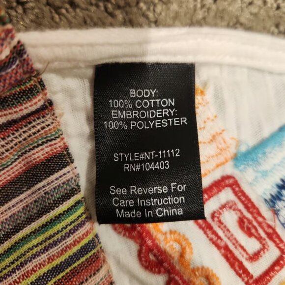 NEW Altar'd State White Embroidered Tie Open Back Halter Small - BENEFITS RESCUE - Picture 3 of 8